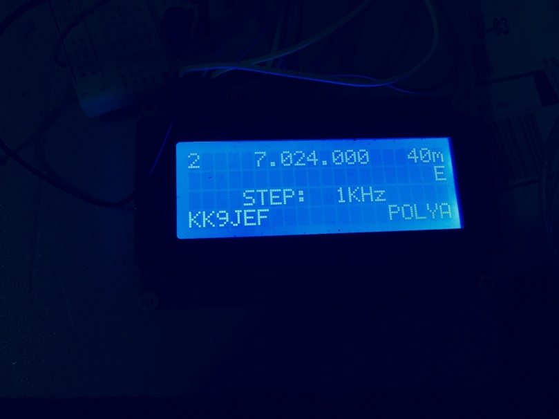 DDS Output Screen in Polyakov mode.
